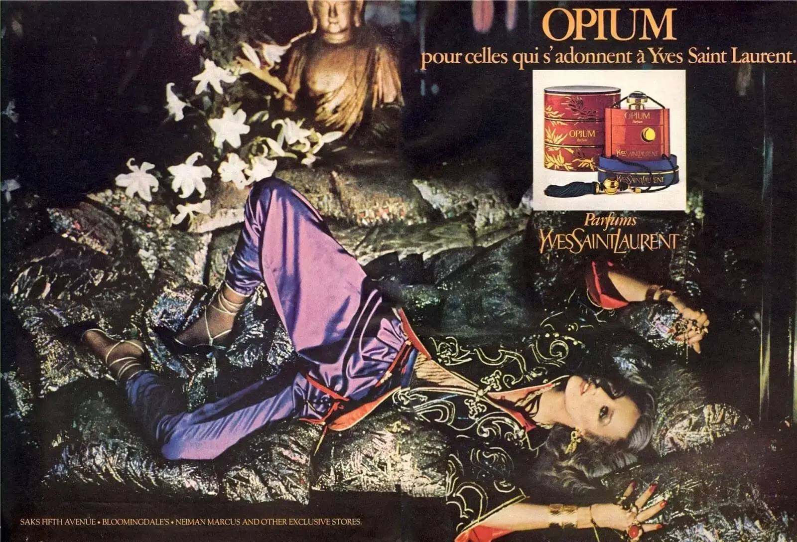 Opium 鸦片香水广告